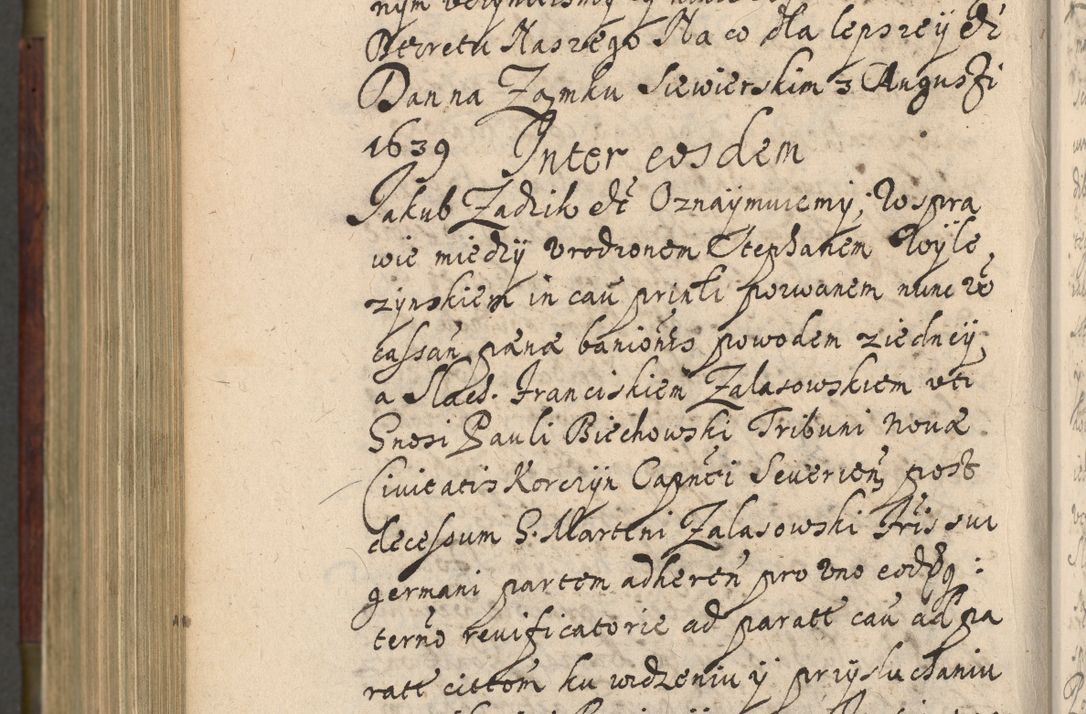 Zdjęcie nr 1137 dla obiektu archiwalnego: Volumen IV. Acta saecularia episcopatus Cracoviensis annorum 1636 - 1641, tum et aliquot mensium secundi sub tempus R. D. Jacobi Zadzik, episcopi Cracoviensis, ducis Severiae conscripta