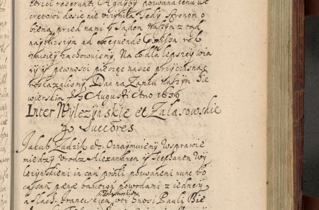 Zdjęcie nr 1128 dla obiektu archiwalnego: Volumen IV. Acta saecularia episcopatus Cracoviensis annorum 1636 - 1641, tum et aliquot mensium secundi sub tempus R. D. Jacobi Zadzik, episcopi Cracoviensis, ducis Severiae conscripta