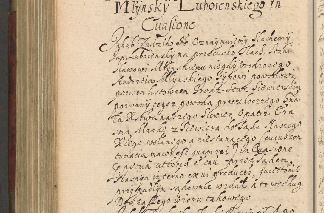 Zdjęcie nr 1119 dla obiektu archiwalnego: Volumen IV. Acta saecularia episcopatus Cracoviensis annorum 1636 - 1641, tum et aliquot mensium secundi sub tempus R. D. Jacobi Zadzik, episcopi Cracoviensis, ducis Severiae conscripta