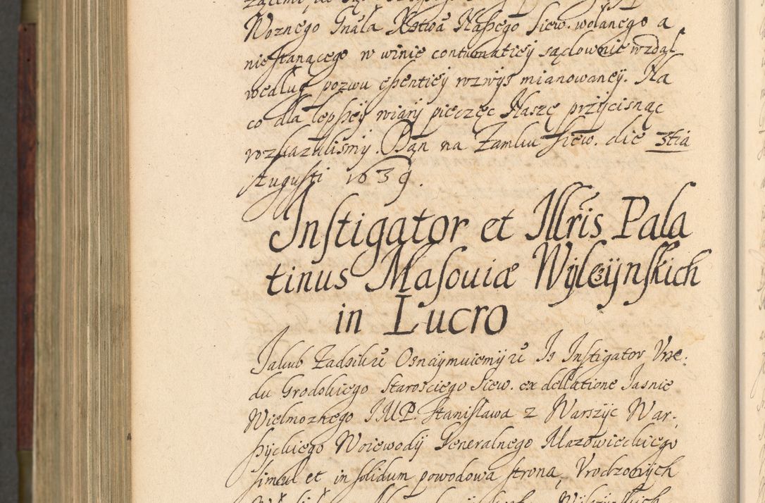 Zdjęcie nr 1111 dla obiektu archiwalnego: Volumen IV. Acta saecularia episcopatus Cracoviensis annorum 1636 - 1641, tum et aliquot mensium secundi sub tempus R. D. Jacobi Zadzik, episcopi Cracoviensis, ducis Severiae conscripta
