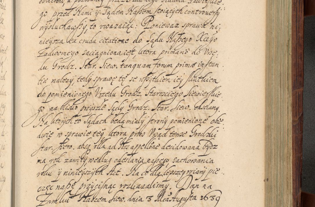 Zdjęcie nr 1110 dla obiektu archiwalnego: Volumen IV. Acta saecularia episcopatus Cracoviensis annorum 1636 - 1641, tum et aliquot mensium secundi sub tempus R. D. Jacobi Zadzik, episcopi Cracoviensis, ducis Severiae conscripta