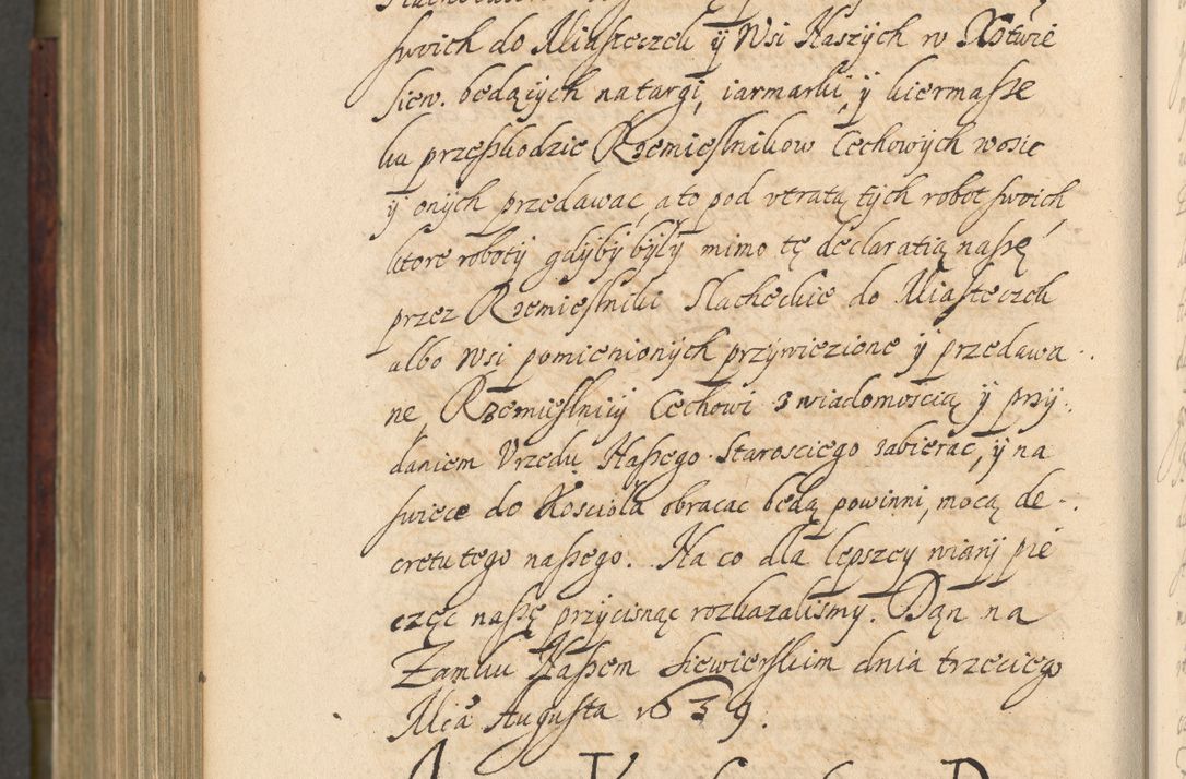 Zdjęcie nr 1109 dla obiektu archiwalnego: Volumen IV. Acta saecularia episcopatus Cracoviensis annorum 1636 - 1641, tum et aliquot mensium secundi sub tempus R. D. Jacobi Zadzik, episcopi Cracoviensis, ducis Severiae conscripta