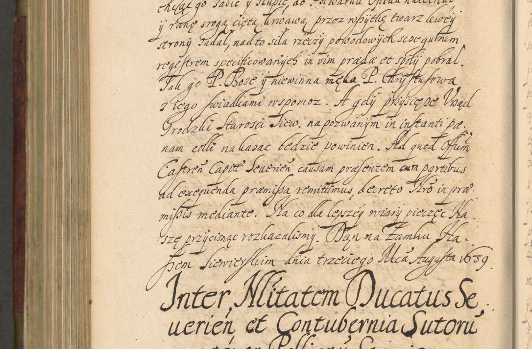 Zdjęcie nr 1107 dla obiektu archiwalnego: Volumen IV. Acta saecularia episcopatus Cracoviensis annorum 1636 - 1641, tum et aliquot mensium secundi sub tempus R. D. Jacobi Zadzik, episcopi Cracoviensis, ducis Severiae conscripta