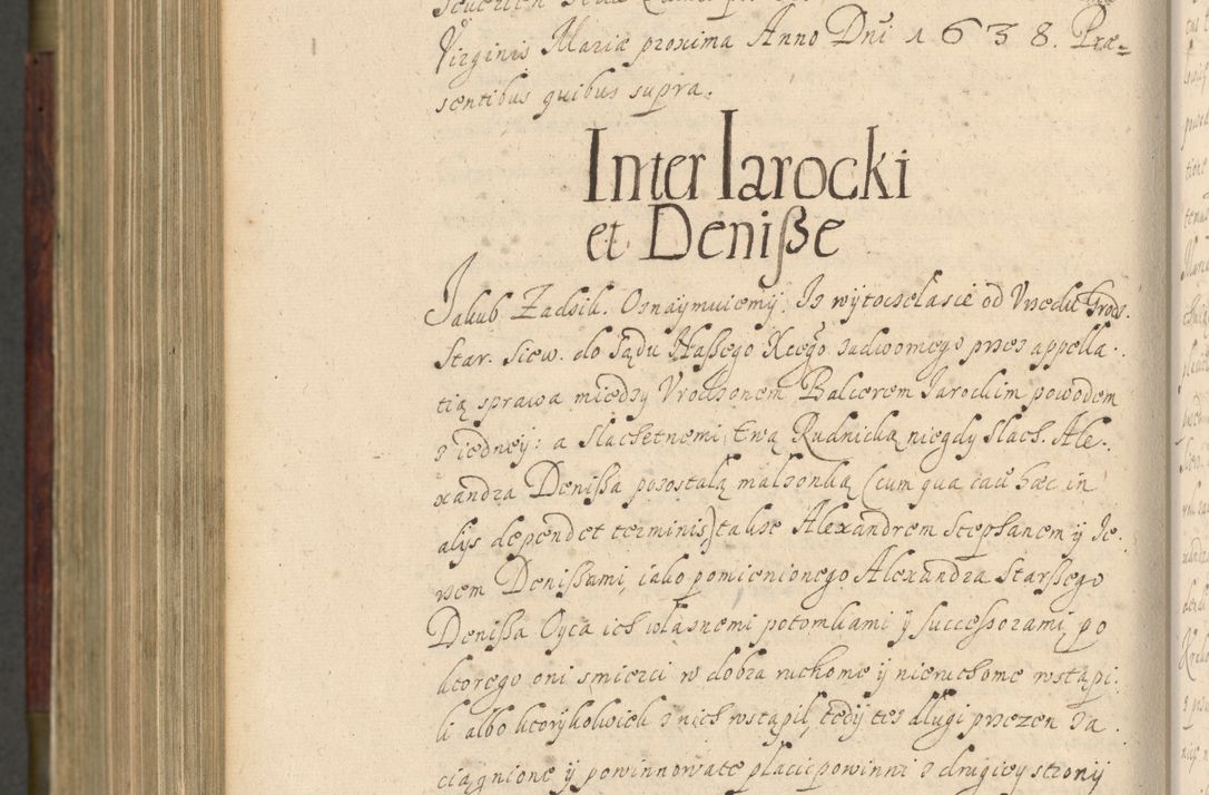 Zdjęcie nr 1077 dla obiektu archiwalnego: Volumen IV. Acta saecularia episcopatus Cracoviensis annorum 1636 - 1641, tum et aliquot mensium secundi sub tempus R. D. Jacobi Zadzik, episcopi Cracoviensis, ducis Severiae conscripta