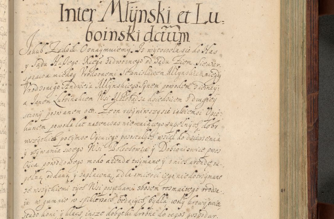 Zdjęcie nr 1072 dla obiektu archiwalnego: Volumen IV. Acta saecularia episcopatus Cracoviensis annorum 1636 - 1641, tum et aliquot mensium secundi sub tempus R. D. Jacobi Zadzik, episcopi Cracoviensis, ducis Severiae conscripta