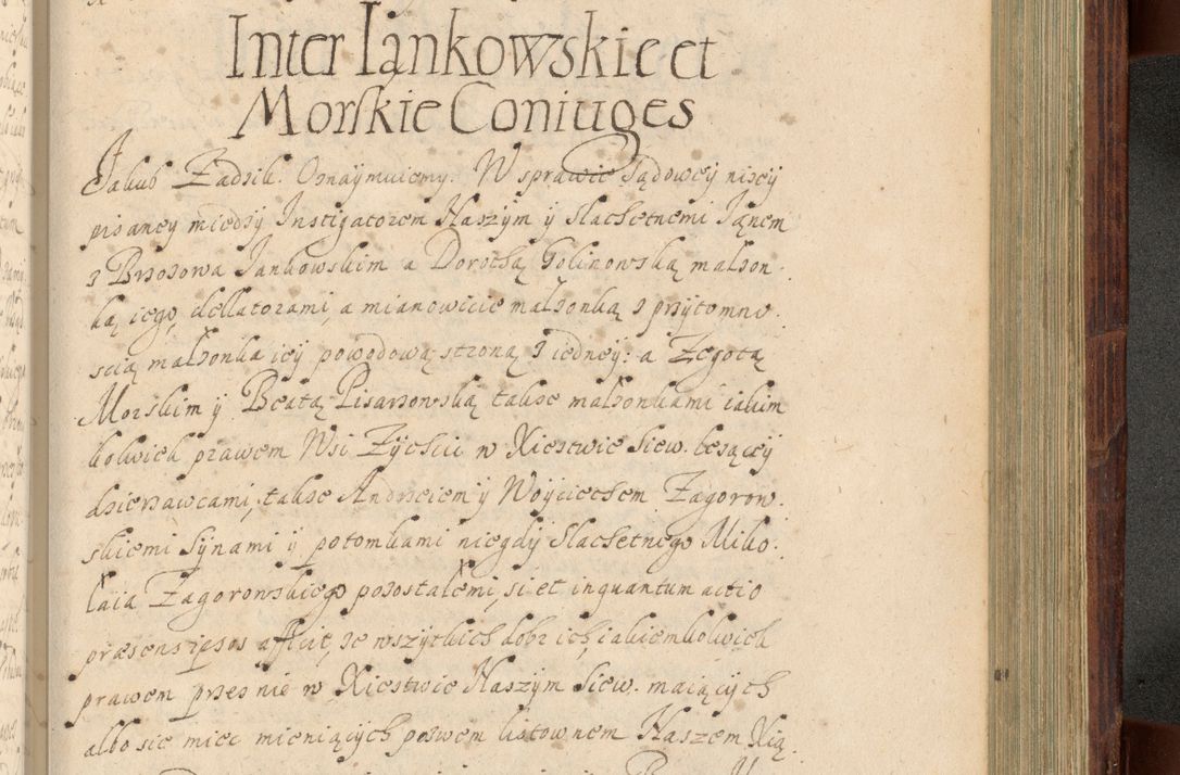 Zdjęcie nr 1070 dla obiektu archiwalnego: Volumen IV. Acta saecularia episcopatus Cracoviensis annorum 1636 - 1641, tum et aliquot mensium secundi sub tempus R. D. Jacobi Zadzik, episcopi Cracoviensis, ducis Severiae conscripta