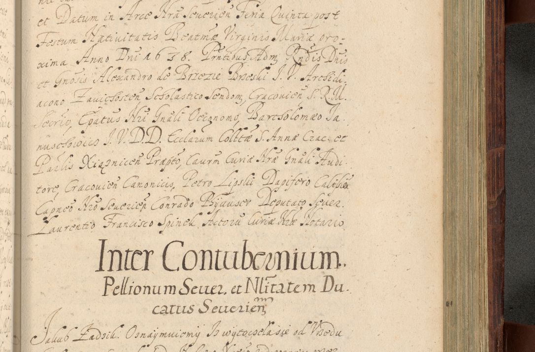 Zdjęcie nr 1068 dla obiektu archiwalnego: Volumen IV. Acta saecularia episcopatus Cracoviensis annorum 1636 - 1641, tum et aliquot mensium secundi sub tempus R. D. Jacobi Zadzik, episcopi Cracoviensis, ducis Severiae conscripta