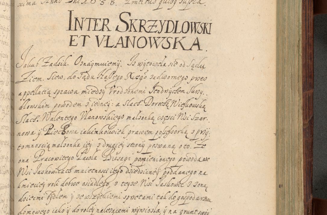 Zdjęcie nr 1054 dla obiektu archiwalnego: Volumen IV. Acta saecularia episcopatus Cracoviensis annorum 1636 - 1641, tum et aliquot mensium secundi sub tempus R. D. Jacobi Zadzik, episcopi Cracoviensis, ducis Severiae conscripta