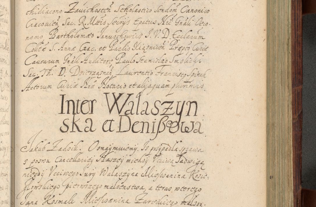 Zdjęcie nr 1038 dla obiektu archiwalnego: Volumen IV. Acta saecularia episcopatus Cracoviensis annorum 1636 - 1641, tum et aliquot mensium secundi sub tempus R. D. Jacobi Zadzik, episcopi Cracoviensis, ducis Severiae conscripta