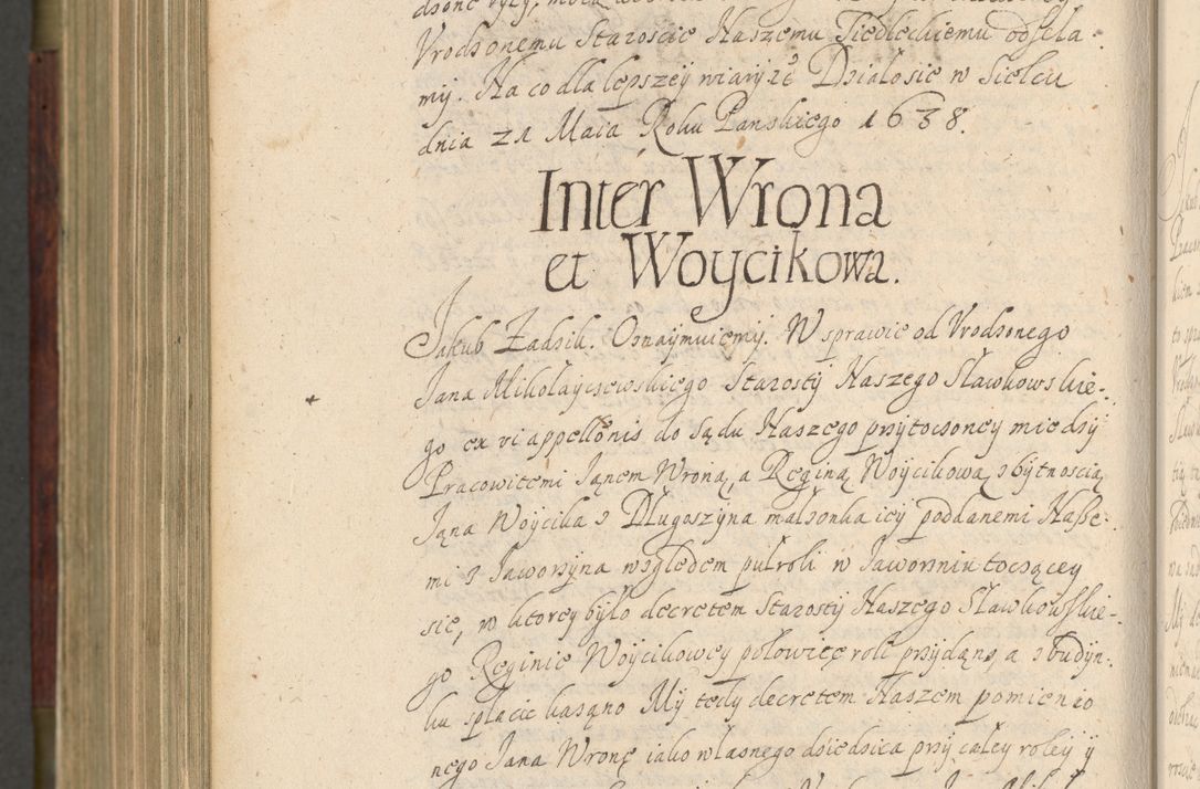 Zdjęcie nr 1031 dla obiektu archiwalnego: Volumen IV. Acta saecularia episcopatus Cracoviensis annorum 1636 - 1641, tum et aliquot mensium secundi sub tempus R. D. Jacobi Zadzik, episcopi Cracoviensis, ducis Severiae conscripta