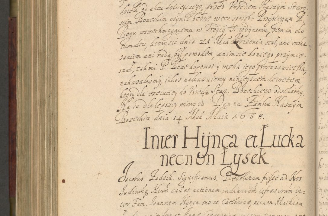 Zdjęcie nr 1025 dla obiektu archiwalnego: Volumen IV. Acta saecularia episcopatus Cracoviensis annorum 1636 - 1641, tum et aliquot mensium secundi sub tempus R. D. Jacobi Zadzik, episcopi Cracoviensis, ducis Severiae conscripta