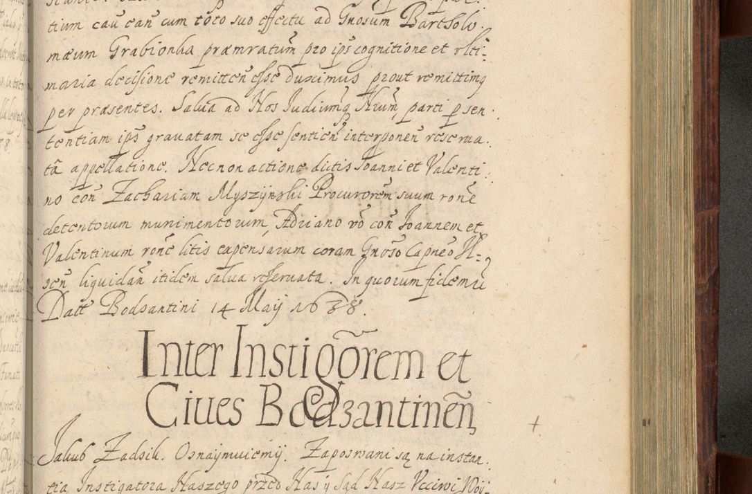 Zdjęcie nr 1022 dla obiektu archiwalnego: Volumen IV. Acta saecularia episcopatus Cracoviensis annorum 1636 - 1641, tum et aliquot mensium secundi sub tempus R. D. Jacobi Zadzik, episcopi Cracoviensis, ducis Severiae conscripta