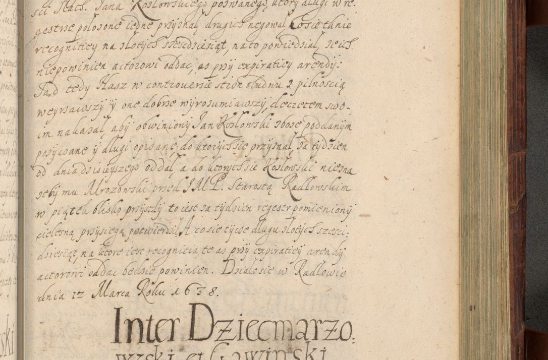 Zdjęcie nr 1020 dla obiektu archiwalnego: Volumen IV. Acta saecularia episcopatus Cracoviensis annorum 1636 - 1641, tum et aliquot mensium secundi sub tempus R. D. Jacobi Zadzik, episcopi Cracoviensis, ducis Severiae conscripta