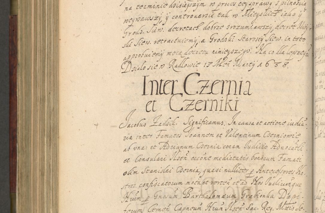 Zdjęcie nr 1021 dla obiektu archiwalnego: Volumen IV. Acta saecularia episcopatus Cracoviensis annorum 1636 - 1641, tum et aliquot mensium secundi sub tempus R. D. Jacobi Zadzik, episcopi Cracoviensis, ducis Severiae conscripta