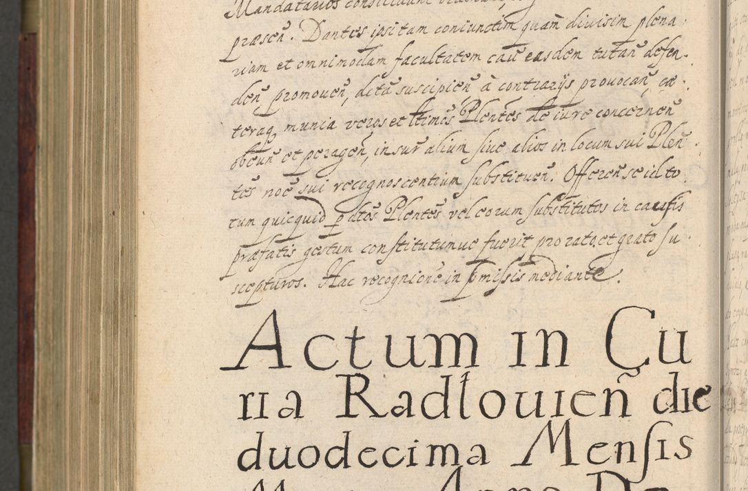 Zdjęcie nr 1017 dla obiektu archiwalnego: Volumen IV. Acta saecularia episcopatus Cracoviensis annorum 1636 - 1641, tum et aliquot mensium secundi sub tempus R. D. Jacobi Zadzik, episcopi Cracoviensis, ducis Severiae conscripta
