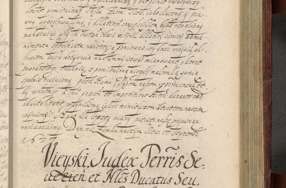 Zdjęcie nr 1014 dla obiektu archiwalnego: Volumen IV. Acta saecularia episcopatus Cracoviensis annorum 1636 - 1641, tum et aliquot mensium secundi sub tempus R. D. Jacobi Zadzik, episcopi Cracoviensis, ducis Severiae conscripta