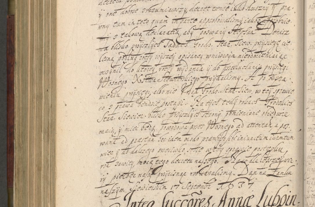 Zdjęcie nr 1011 dla obiektu archiwalnego: Volumen IV. Acta saecularia episcopatus Cracoviensis annorum 1636 - 1641, tum et aliquot mensium secundi sub tempus R. D. Jacobi Zadzik, episcopi Cracoviensis, ducis Severiae conscripta
