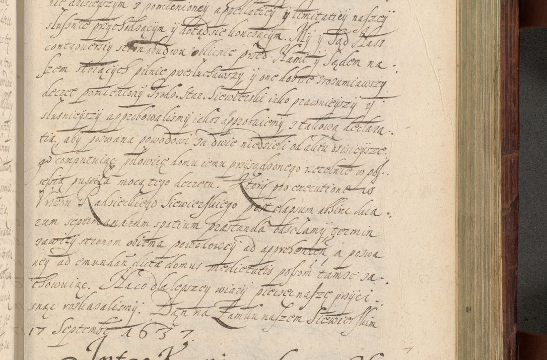 Zdjęcie nr 1008 dla obiektu archiwalnego: Volumen IV. Acta saecularia episcopatus Cracoviensis annorum 1636 - 1641, tum et aliquot mensium secundi sub tempus R. D. Jacobi Zadzik, episcopi Cracoviensis, ducis Severiae conscripta