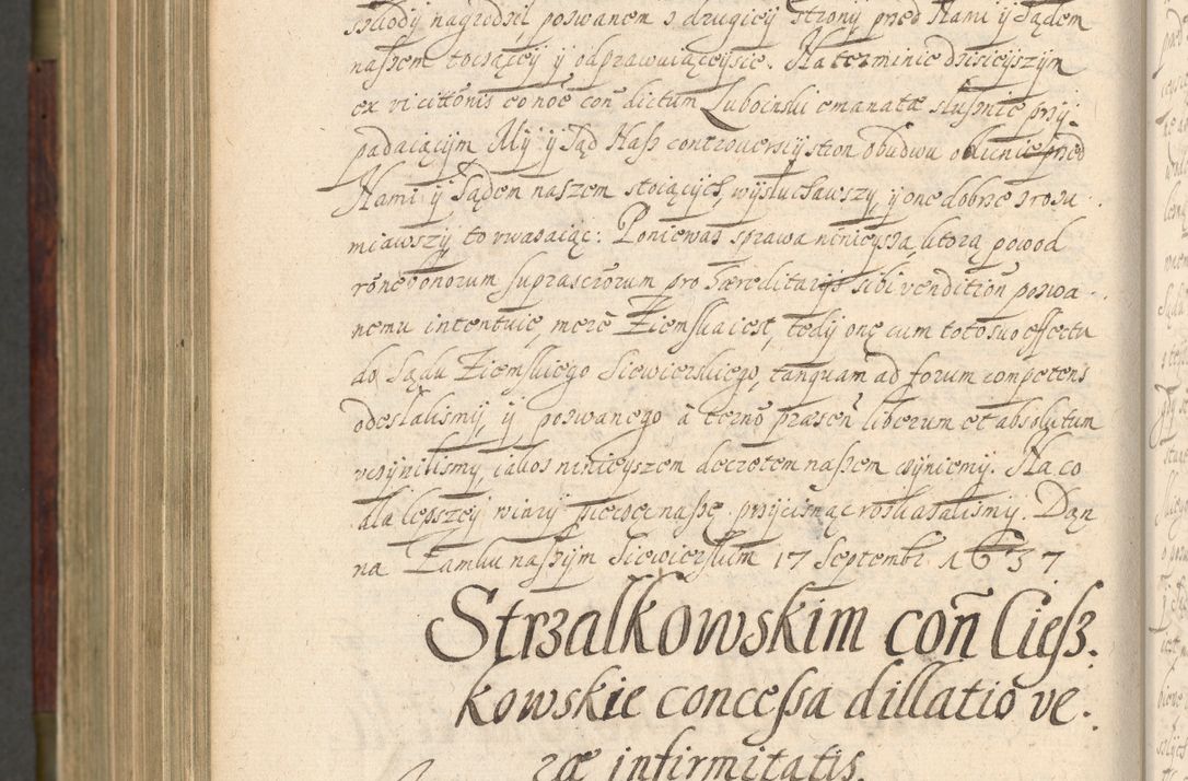 Zdjęcie nr 1003 dla obiektu archiwalnego: Volumen IV. Acta saecularia episcopatus Cracoviensis annorum 1636 - 1641, tum et aliquot mensium secundi sub tempus R. D. Jacobi Zadzik, episcopi Cracoviensis, ducis Severiae conscripta