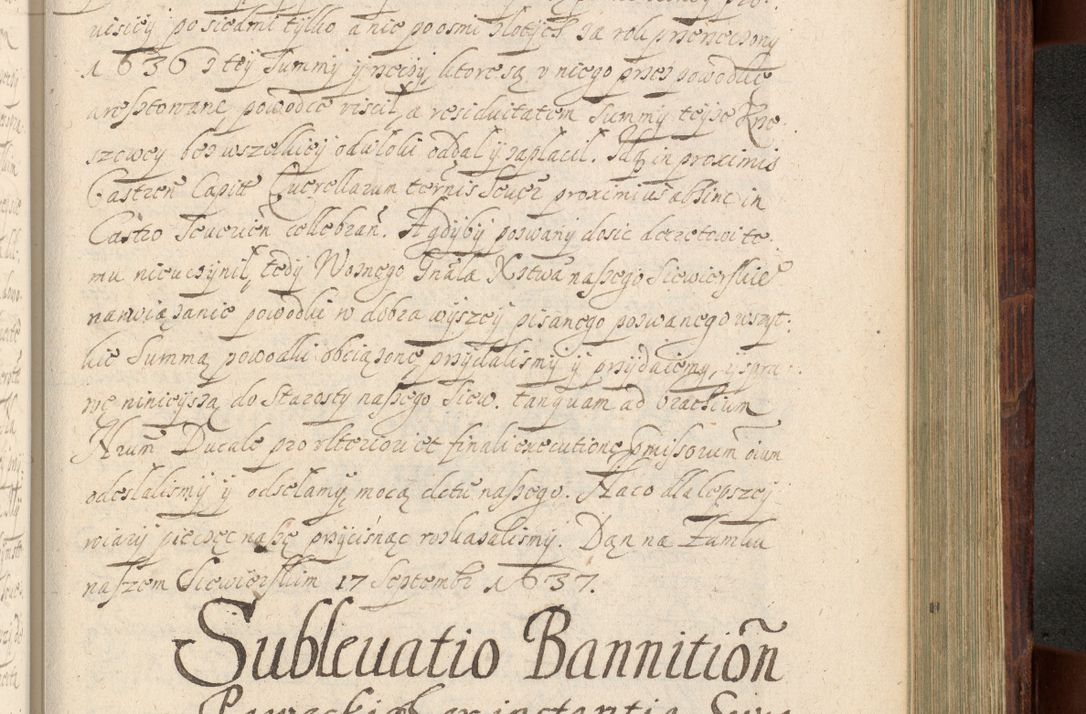 Zdjęcie nr 998 dla obiektu archiwalnego: Volumen IV. Acta saecularia episcopatus Cracoviensis annorum 1636 - 1641, tum et aliquot mensium secundi sub tempus R. D. Jacobi Zadzik, episcopi Cracoviensis, ducis Severiae conscripta