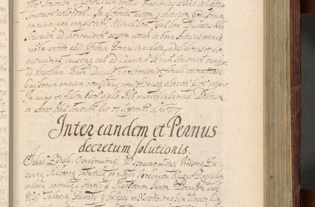 Zdjęcie nr 996 dla obiektu archiwalnego: Volumen IV. Acta saecularia episcopatus Cracoviensis annorum 1636 - 1641, tum et aliquot mensium secundi sub tempus R. D. Jacobi Zadzik, episcopi Cracoviensis, ducis Severiae conscripta