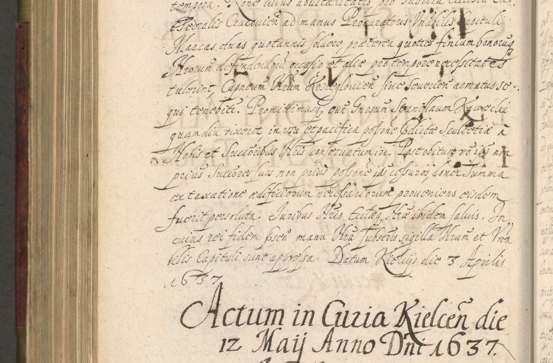 Zdjęcie nr 981 dla obiektu archiwalnego: Volumen IV. Acta saecularia episcopatus Cracoviensis annorum 1636 - 1641, tum et aliquot mensium secundi sub tempus R. D. Jacobi Zadzik, episcopi Cracoviensis, ducis Severiae conscripta
