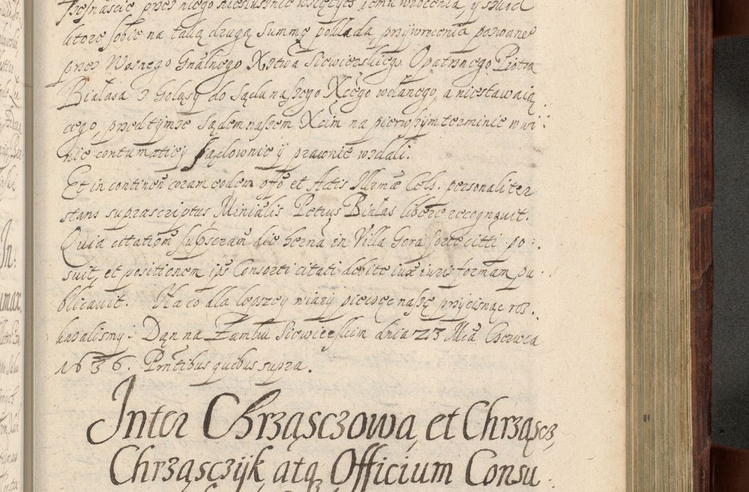 Zdjęcie nr 962 dla obiektu archiwalnego: Volumen IV. Acta saecularia episcopatus Cracoviensis annorum 1636 - 1641, tum et aliquot mensium secundi sub tempus R. D. Jacobi Zadzik, episcopi Cracoviensis, ducis Severiae conscripta