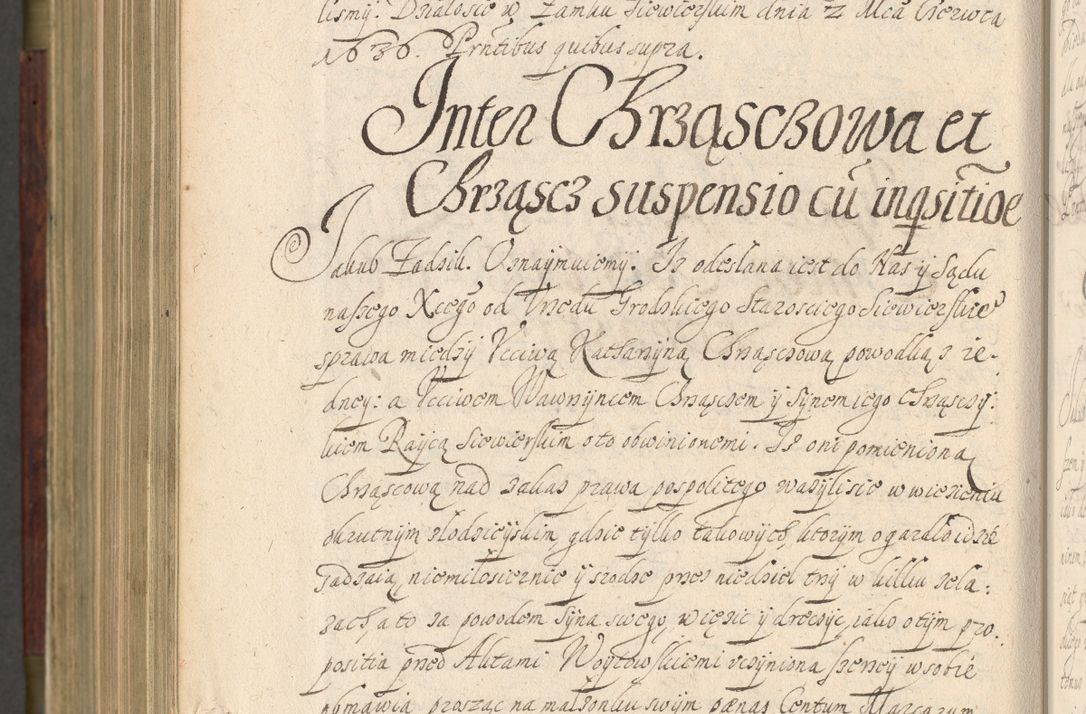 Zdjęcie nr 953 dla obiektu archiwalnego: Volumen IV. Acta saecularia episcopatus Cracoviensis annorum 1636 - 1641, tum et aliquot mensium secundi sub tempus R. D. Jacobi Zadzik, episcopi Cracoviensis, ducis Severiae conscripta