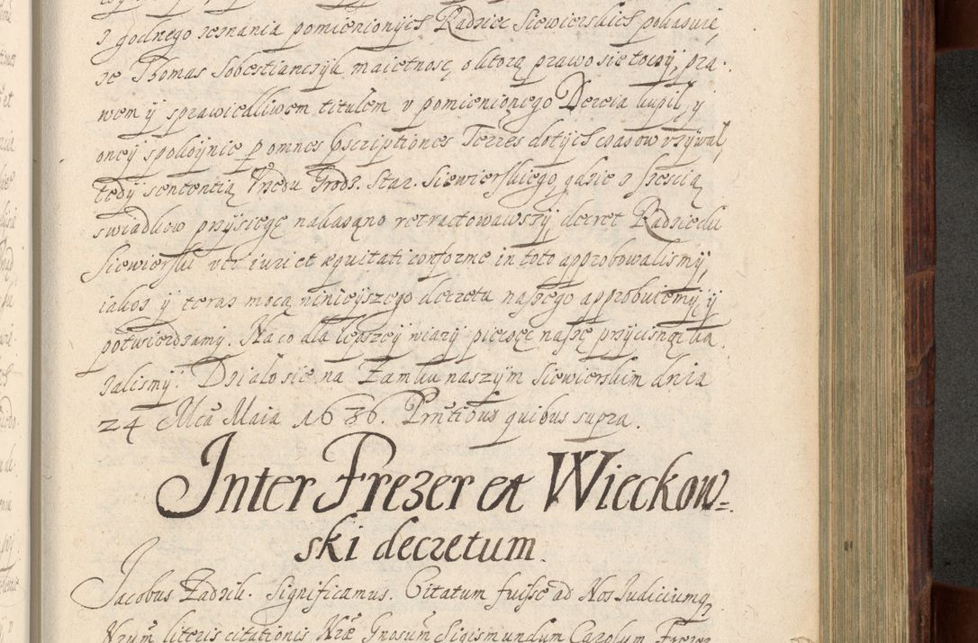 Zdjęcie nr 942 dla obiektu archiwalnego: Volumen IV. Acta saecularia episcopatus Cracoviensis annorum 1636 - 1641, tum et aliquot mensium secundi sub tempus R. D. Jacobi Zadzik, episcopi Cracoviensis, ducis Severiae conscripta