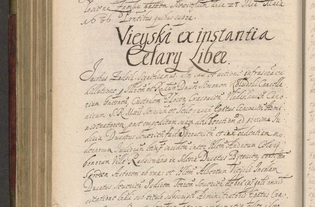 Zdjęcie nr 933 dla obiektu archiwalnego: Volumen IV. Acta saecularia episcopatus Cracoviensis annorum 1636 - 1641, tum et aliquot mensium secundi sub tempus R. D. Jacobi Zadzik, episcopi Cracoviensis, ducis Severiae conscripta