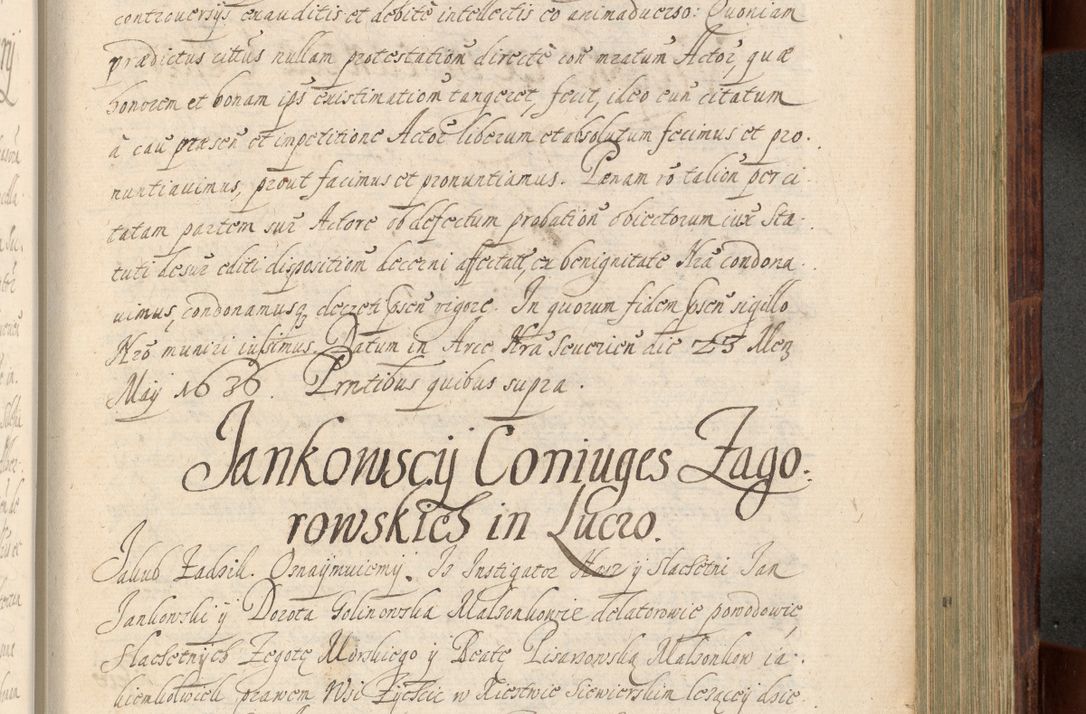 Zdjęcie nr 926 dla obiektu archiwalnego: Volumen IV. Acta saecularia episcopatus Cracoviensis annorum 1636 - 1641, tum et aliquot mensium secundi sub tempus R. D. Jacobi Zadzik, episcopi Cracoviensis, ducis Severiae conscripta