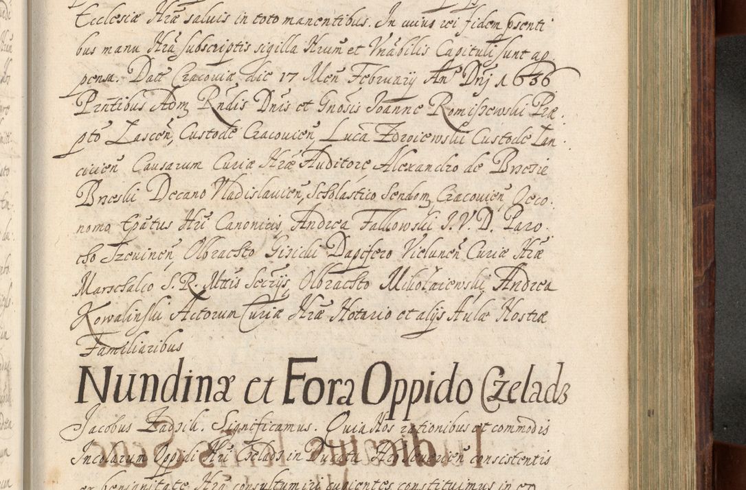Zdjęcie nr 916 dla obiektu archiwalnego: Volumen IV. Acta saecularia episcopatus Cracoviensis annorum 1636 - 1641, tum et aliquot mensium secundi sub tempus R. D. Jacobi Zadzik, episcopi Cracoviensis, ducis Severiae conscripta