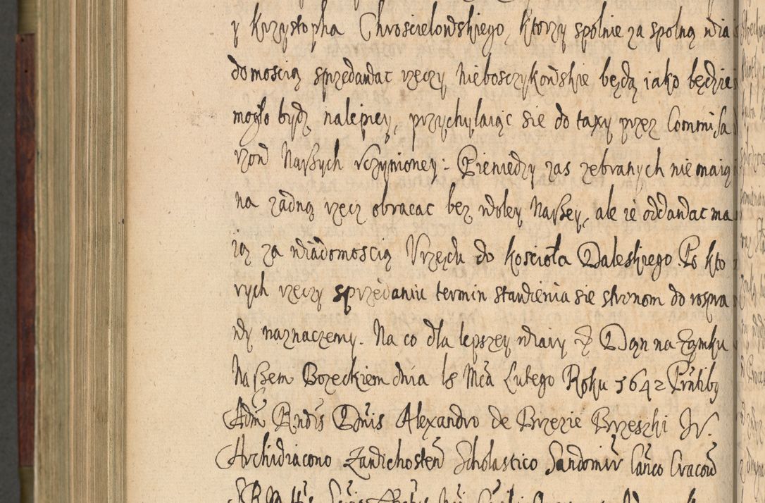 Zdjęcie nr 897 dla obiektu archiwalnego: Volumen IV. Acta saecularia episcopatus Cracoviensis annorum 1636 - 1641, tum et aliquot mensium secundi sub tempus R. D. Jacobi Zadzik, episcopi Cracoviensis, ducis Severiae conscripta