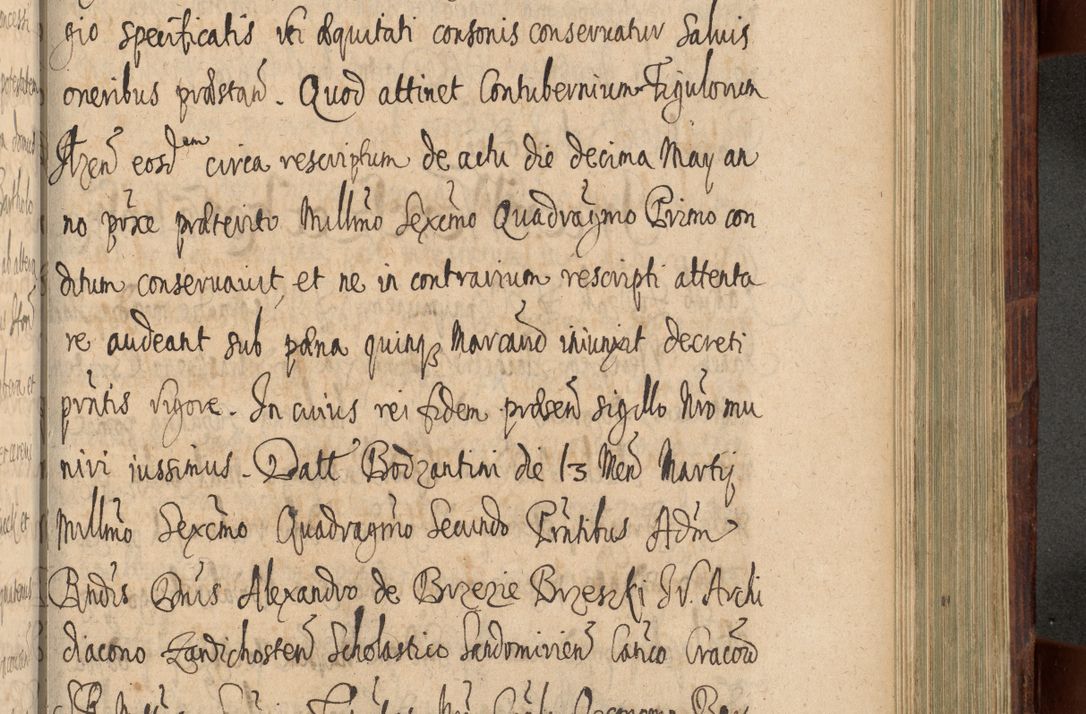 Zdjęcie nr 894 dla obiektu archiwalnego: Volumen IV. Acta saecularia episcopatus Cracoviensis annorum 1636 - 1641, tum et aliquot mensium secundi sub tempus R. D. Jacobi Zadzik, episcopi Cracoviensis, ducis Severiae conscripta
