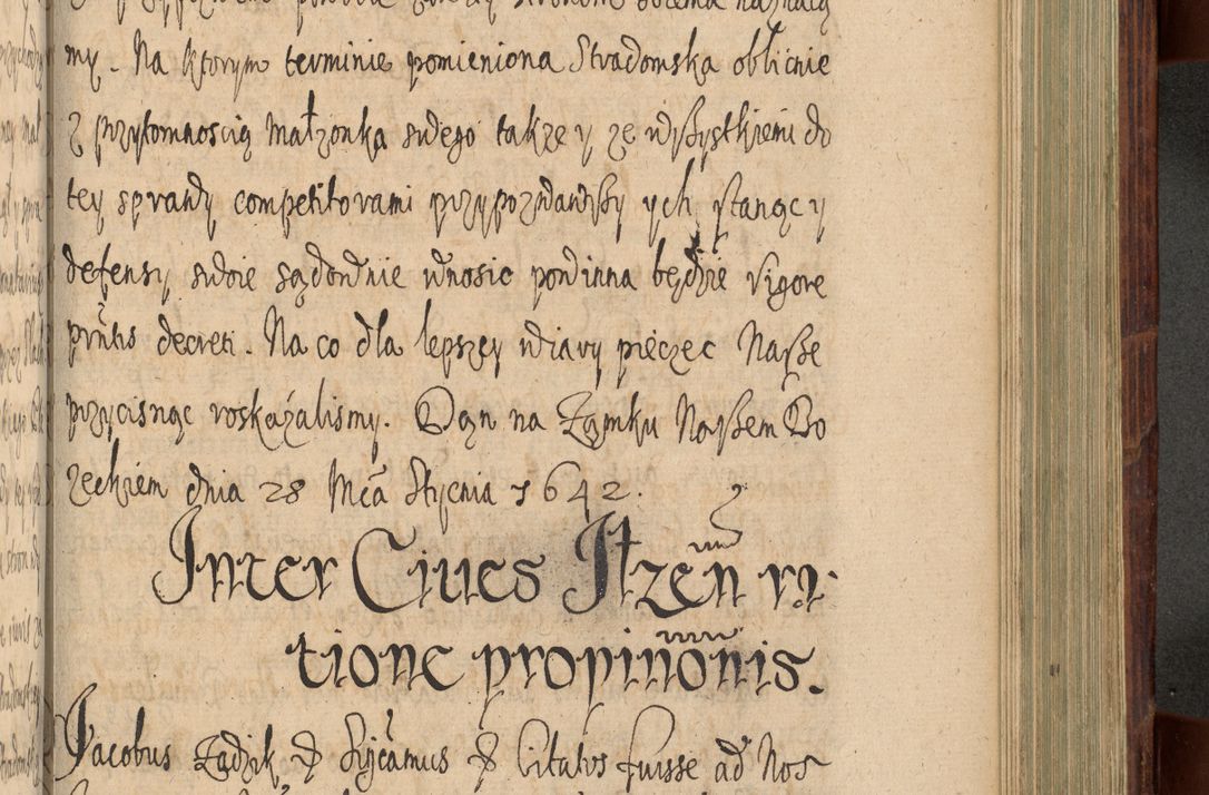 Zdjęcie nr 890 dla obiektu archiwalnego: Volumen IV. Acta saecularia episcopatus Cracoviensis annorum 1636 - 1641, tum et aliquot mensium secundi sub tempus R. D. Jacobi Zadzik, episcopi Cracoviensis, ducis Severiae conscripta