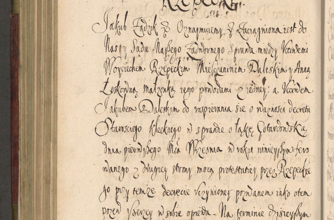 Zdjęcie nr 875 dla obiektu archiwalnego: Volumen IV. Acta saecularia episcopatus Cracoviensis annorum 1636 - 1641, tum et aliquot mensium secundi sub tempus R. D. Jacobi Zadzik, episcopi Cracoviensis, ducis Severiae conscripta