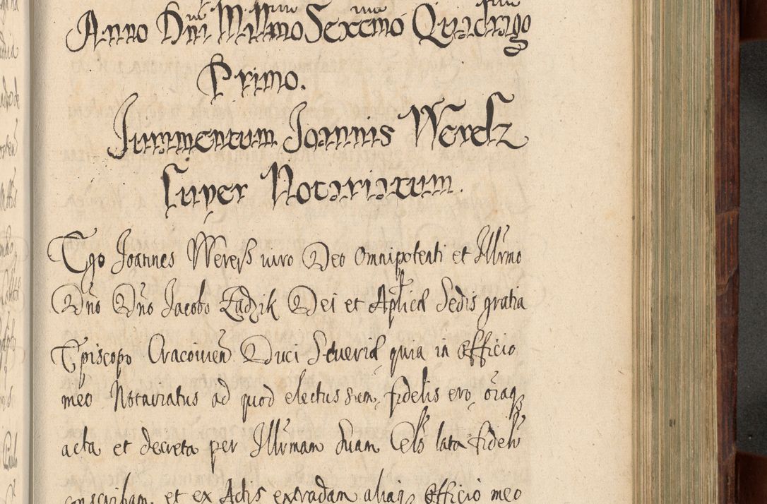 Zdjęcie nr 874 dla obiektu archiwalnego: Volumen IV. Acta saecularia episcopatus Cracoviensis annorum 1636 - 1641, tum et aliquot mensium secundi sub tempus R. D. Jacobi Zadzik, episcopi Cracoviensis, ducis Severiae conscripta
