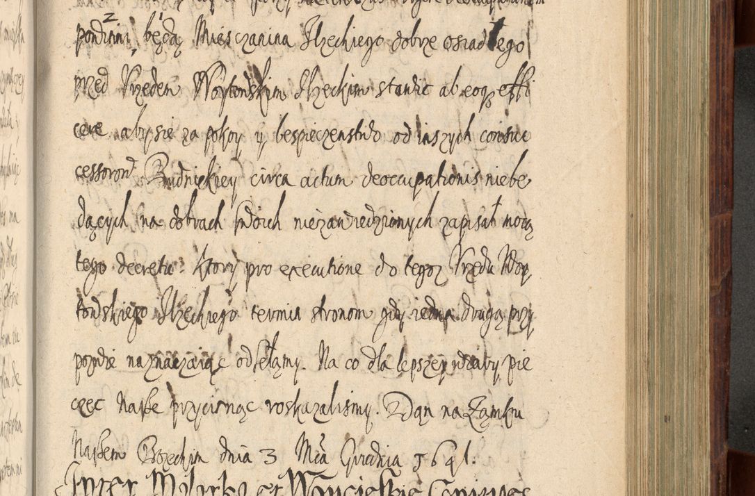Zdjęcie nr 858 dla obiektu archiwalnego: Volumen IV. Acta saecularia episcopatus Cracoviensis annorum 1636 - 1641, tum et aliquot mensium secundi sub tempus R. D. Jacobi Zadzik, episcopi Cracoviensis, ducis Severiae conscripta