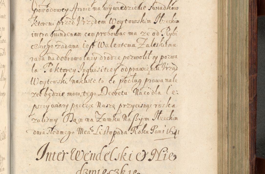 Zdjęcie nr 838 dla obiektu archiwalnego: Volumen IV. Acta saecularia episcopatus Cracoviensis annorum 1636 - 1641, tum et aliquot mensium secundi sub tempus R. D. Jacobi Zadzik, episcopi Cracoviensis, ducis Severiae conscripta