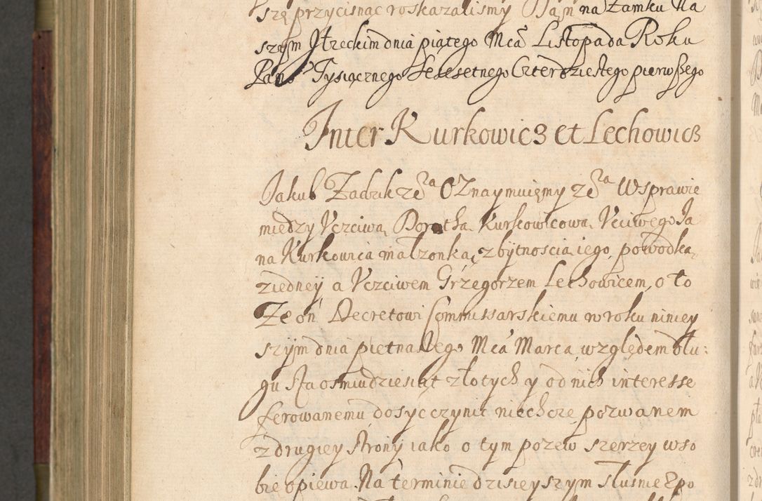 Zdjęcie nr 833 dla obiektu archiwalnego: Volumen IV. Acta saecularia episcopatus Cracoviensis annorum 1636 - 1641, tum et aliquot mensium secundi sub tempus R. D. Jacobi Zadzik, episcopi Cracoviensis, ducis Severiae conscripta