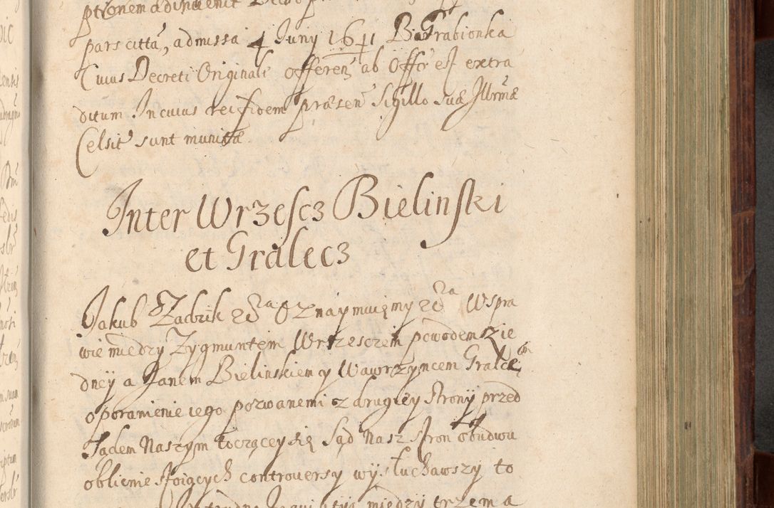 Zdjęcie nr 828 dla obiektu archiwalnego: Volumen IV. Acta saecularia episcopatus Cracoviensis annorum 1636 - 1641, tum et aliquot mensium secundi sub tempus R. D. Jacobi Zadzik, episcopi Cracoviensis, ducis Severiae conscripta