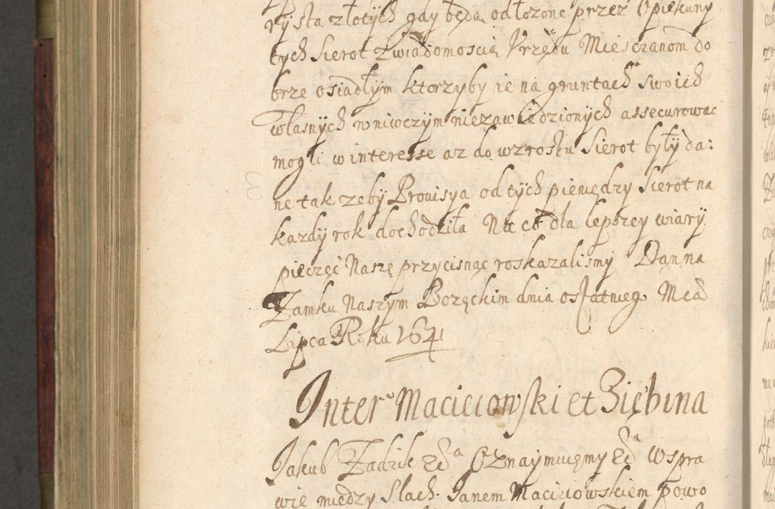 Zdjęcie nr 825 dla obiektu archiwalnego: Volumen IV. Acta saecularia episcopatus Cracoviensis annorum 1636 - 1641, tum et aliquot mensium secundi sub tempus R. D. Jacobi Zadzik, episcopi Cracoviensis, ducis Severiae conscripta