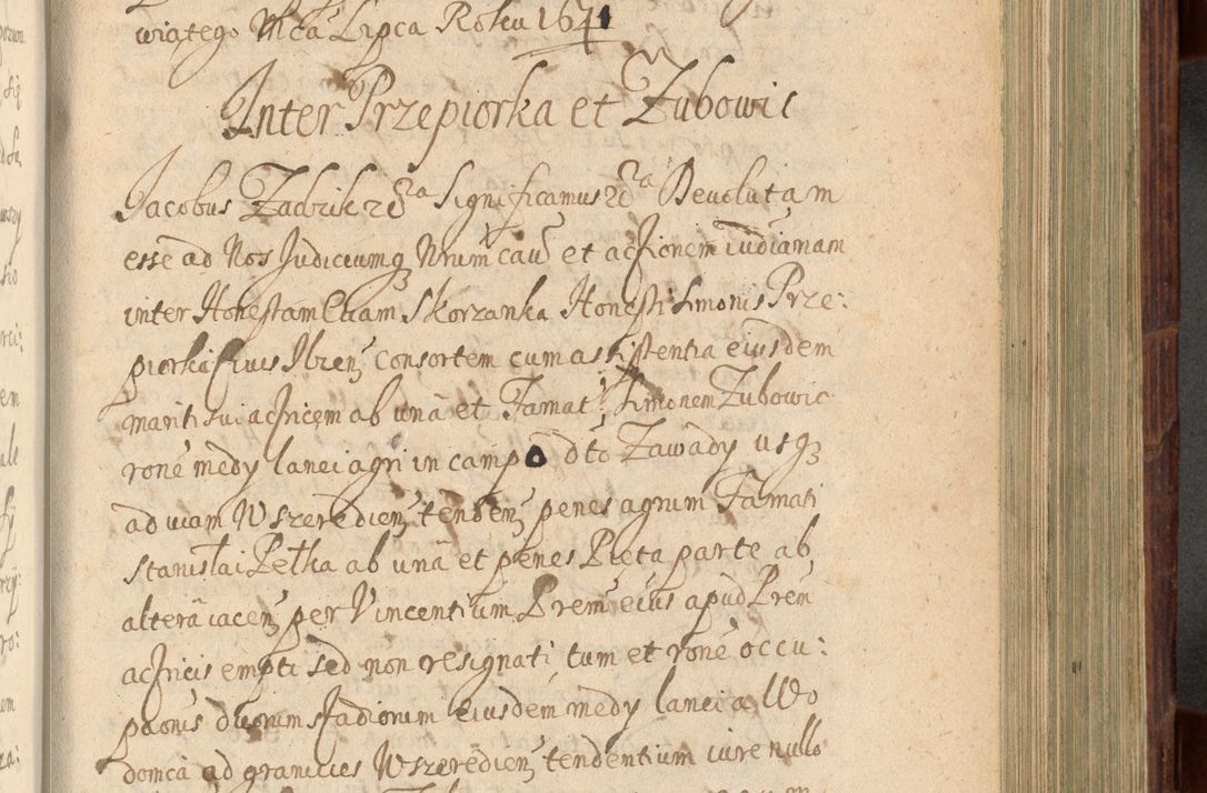 Zdjęcie nr 818 dla obiektu archiwalnego: Volumen IV. Acta saecularia episcopatus Cracoviensis annorum 1636 - 1641, tum et aliquot mensium secundi sub tempus R. D. Jacobi Zadzik, episcopi Cracoviensis, ducis Severiae conscripta