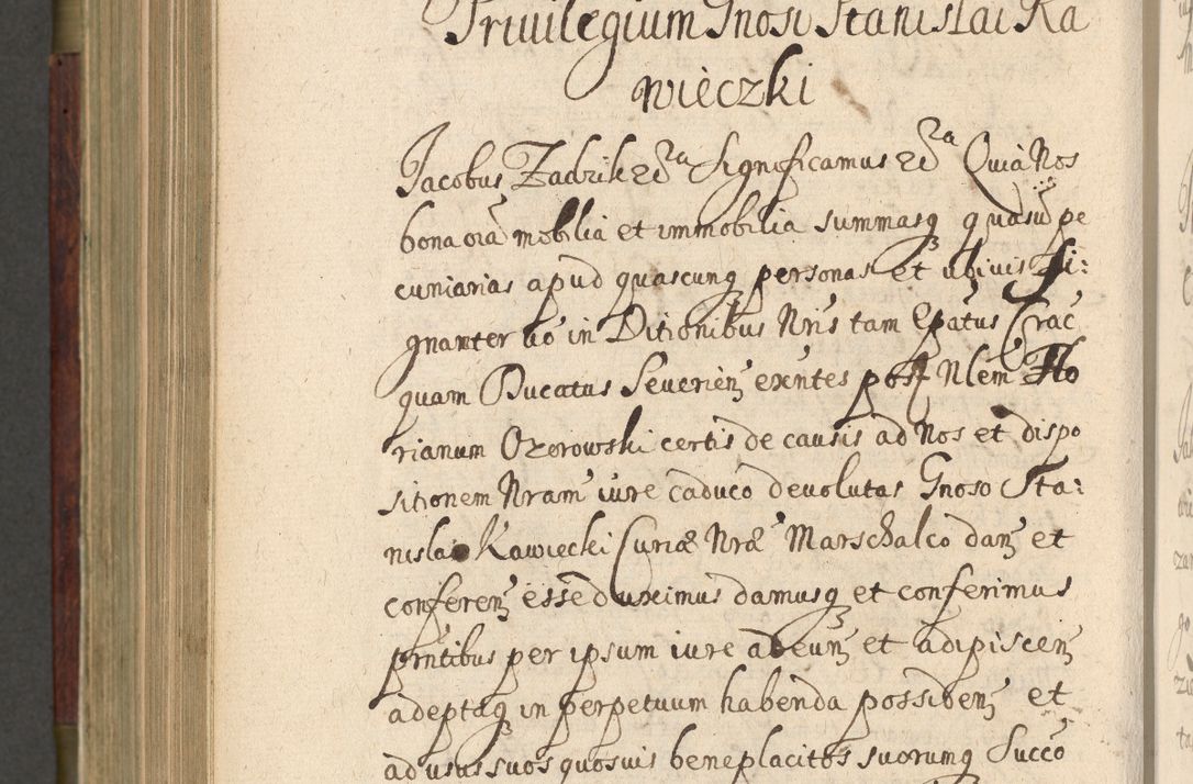 Zdjęcie nr 815 dla obiektu archiwalnego: Volumen IV. Acta saecularia episcopatus Cracoviensis annorum 1636 - 1641, tum et aliquot mensium secundi sub tempus R. D. Jacobi Zadzik, episcopi Cracoviensis, ducis Severiae conscripta
