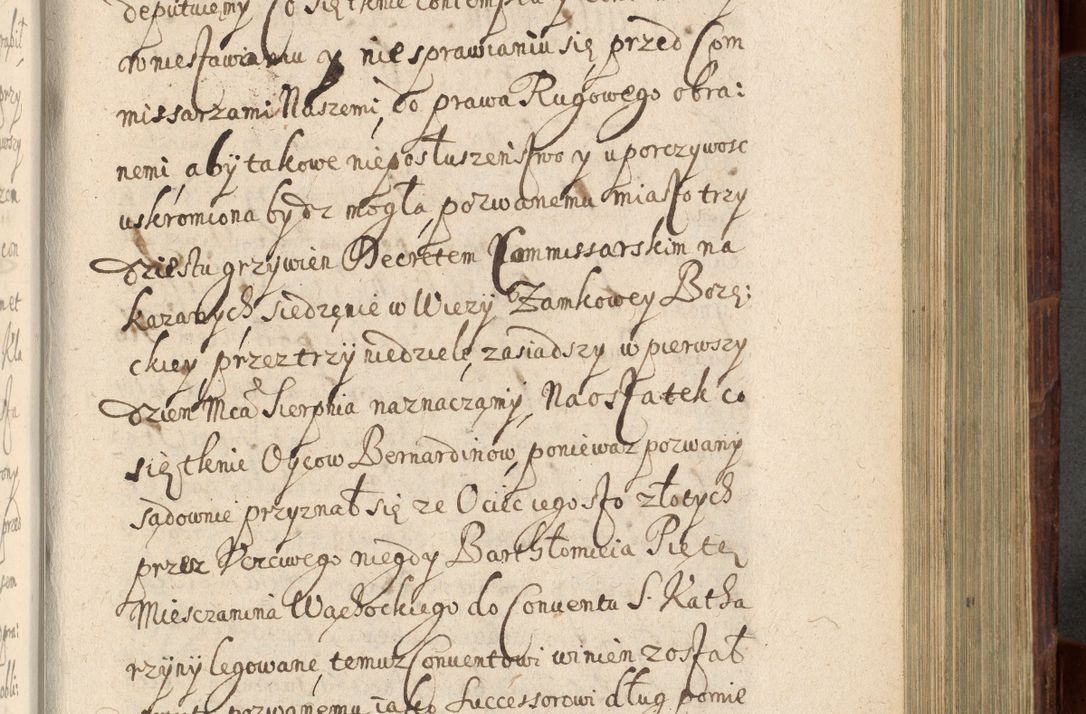 Zdjęcie nr 814 dla obiektu archiwalnego: Volumen IV. Acta saecularia episcopatus Cracoviensis annorum 1636 - 1641, tum et aliquot mensium secundi sub tempus R. D. Jacobi Zadzik, episcopi Cracoviensis, ducis Severiae conscripta