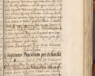 Zdjęcie nr 178 dla obiektu archiwalnego: Acta actorum, decretorum, sententiarum, constitutionum, cessionum, resignationum, confirmationum, erectionum, inscriptionum, testamentorum, quietationum, obligationum, et aliorum nec non sententiarum tam spiritualis, quam civilis fori coram R. D. Petro Gembicki, episcopi Cracoviensi, duce Severiae in anno 1643 et 1644 conscripta