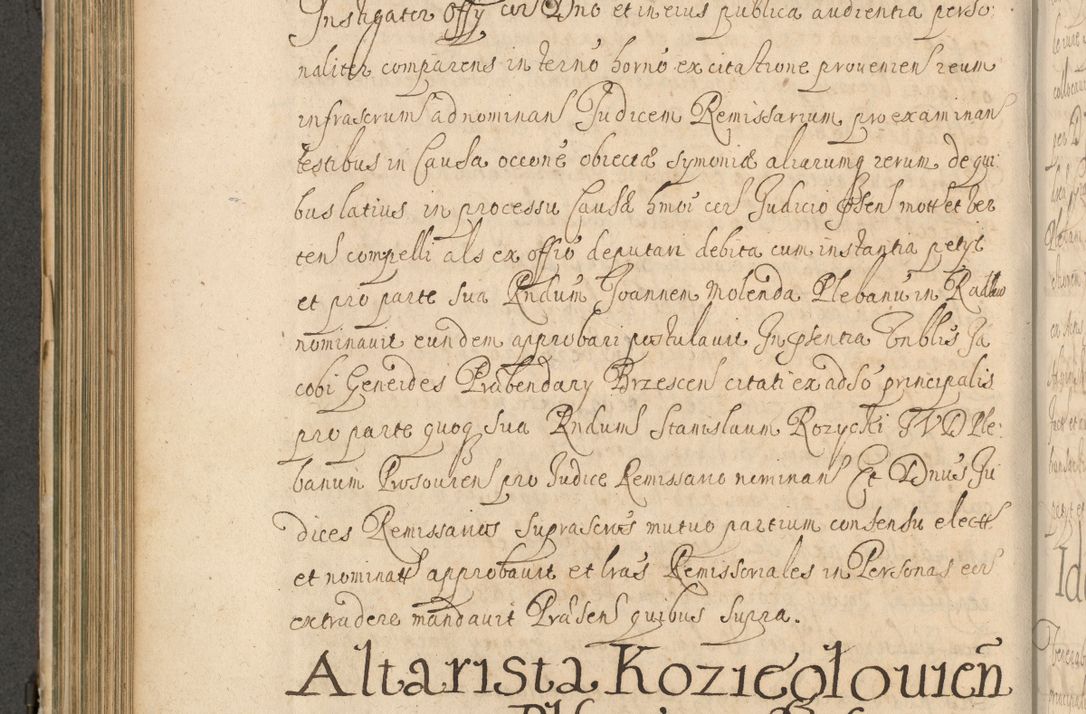 Zdjęcie nr 391 dla obiektu archiwalnego: Volumen II actorum episcopalium R. D. Petri Gembicki, episcopi Cracoviensis, locum tenente in dioecesi R. D. Alberto Lipnicki, canonico Cracoviensi post discessum R. D. Episcopi in Italiam et usque ad redditum eiusdem in Poloniam, videlicet a die 16 Novembris 1644 et per a. D. 1645 inchoative ad Septembrem. Horum videatur index ad finem huius voluminis