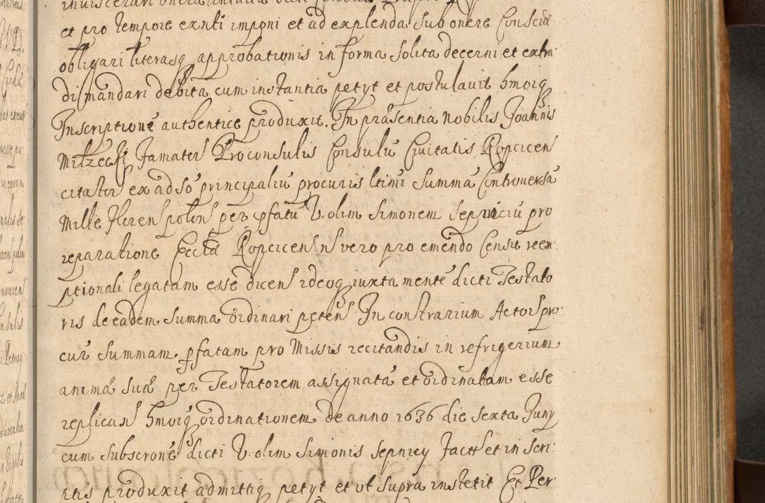 Zdjęcie nr 390 dla obiektu archiwalnego: Volumen II actorum episcopalium R. D. Petri Gembicki, episcopi Cracoviensis, locum tenente in dioecesi R. D. Alberto Lipnicki, canonico Cracoviensi post discessum R. D. Episcopi in Italiam et usque ad redditum eiusdem in Poloniam, videlicet a die 16 Novembris 1644 et per a. D. 1645 inchoative ad Septembrem. Horum videatur index ad finem huius voluminis