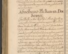 Zdjęcie nr 381 dla obiektu archiwalnego: Volumen II actorum episcopalium R. D. Petri Gembicki, episcopi Cracoviensis, locum tenente in dioecesi R. D. Alberto Lipnicki, canonico Cracoviensi post discessum R. D. Episcopi in Italiam et usque ad redditum eiusdem in Poloniam, videlicet a die 16 Novembris 1644 et per a. D. 1645 inchoative ad Septembrem. Horum videatur index ad finem huius voluminis