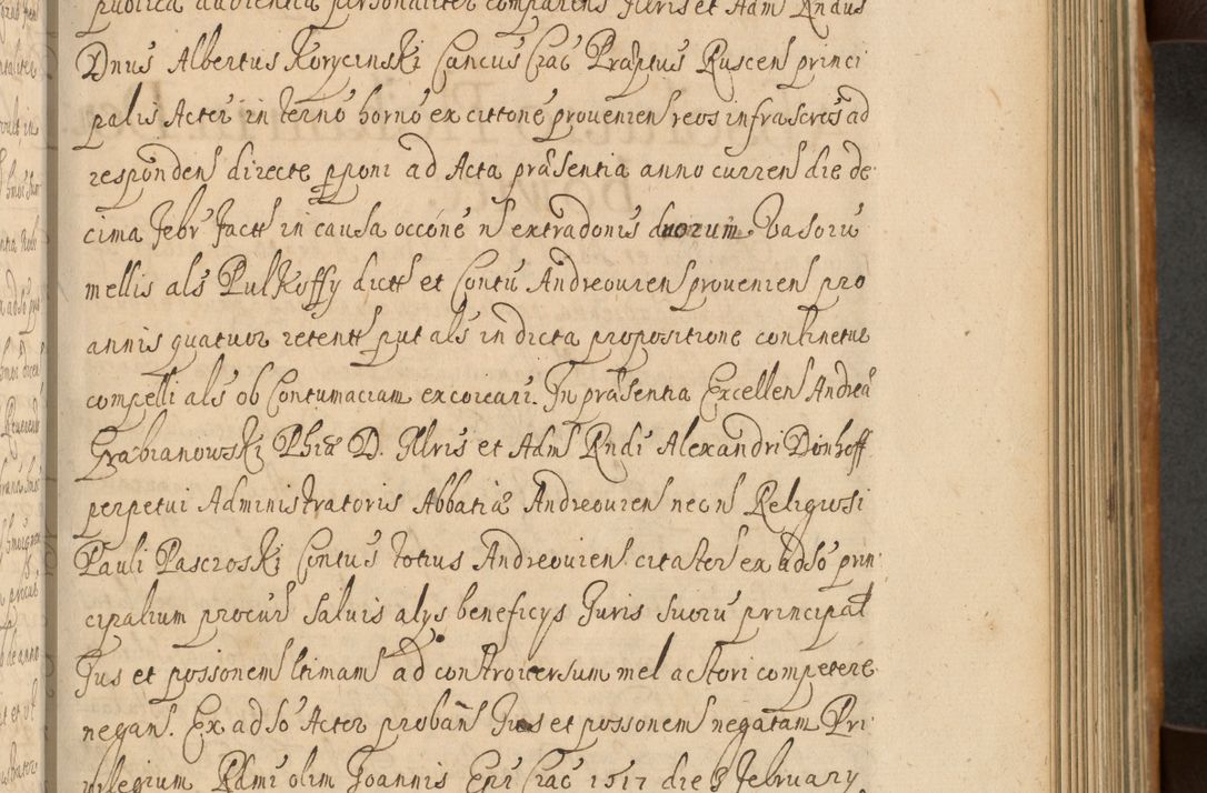 Zdjęcie nr 380 dla obiektu archiwalnego: Volumen II actorum episcopalium R. D. Petri Gembicki, episcopi Cracoviensis, locum tenente in dioecesi R. D. Alberto Lipnicki, canonico Cracoviensi post discessum R. D. Episcopi in Italiam et usque ad redditum eiusdem in Poloniam, videlicet a die 16 Novembris 1644 et per a. D. 1645 inchoative ad Septembrem. Horum videatur index ad finem huius voluminis